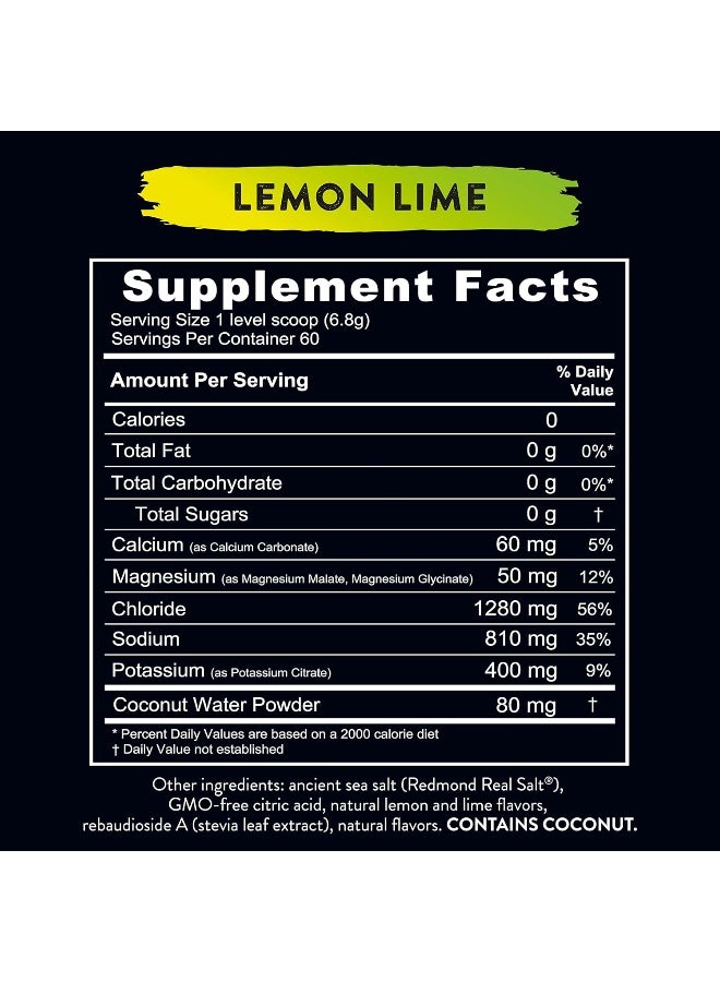REDMOND Re-Lyte Electrolyte Drink Mix (Lemon Lime) - Image 3